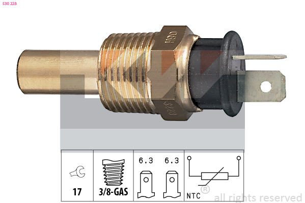 Senzor,temperatura lichid de racire 530 228 KW